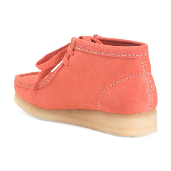 CLARKS Suede Wallabee Boots - Picture 2 of 3